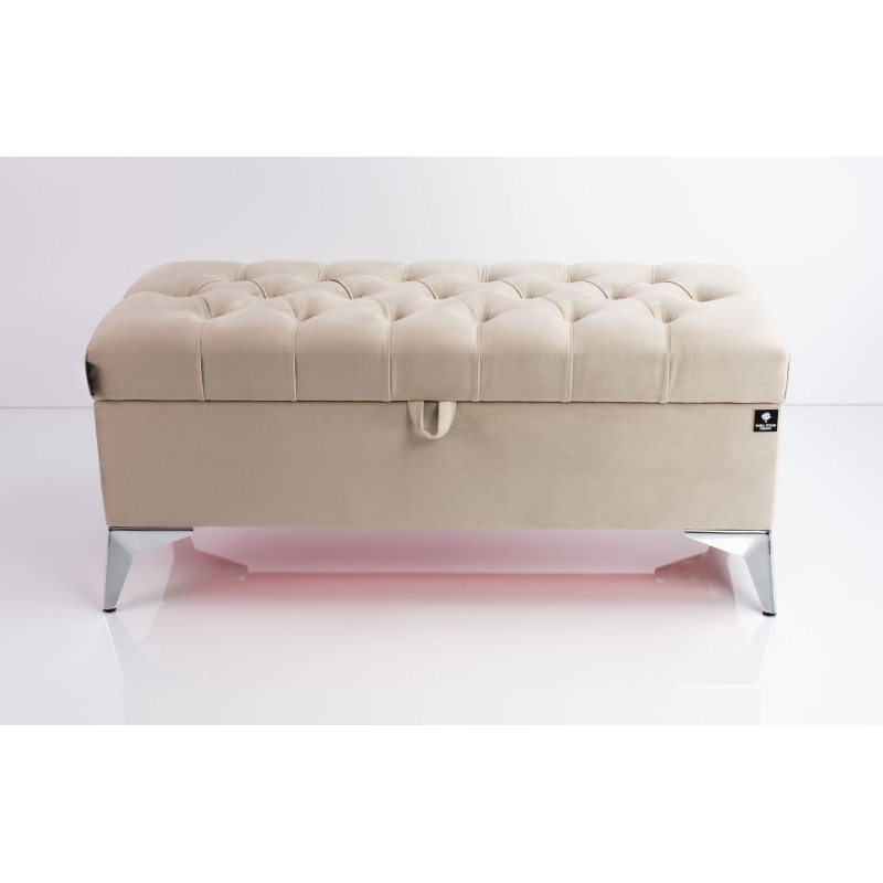 Tufted Storage Bench Chesterfield Q-2 Casablanca 2303